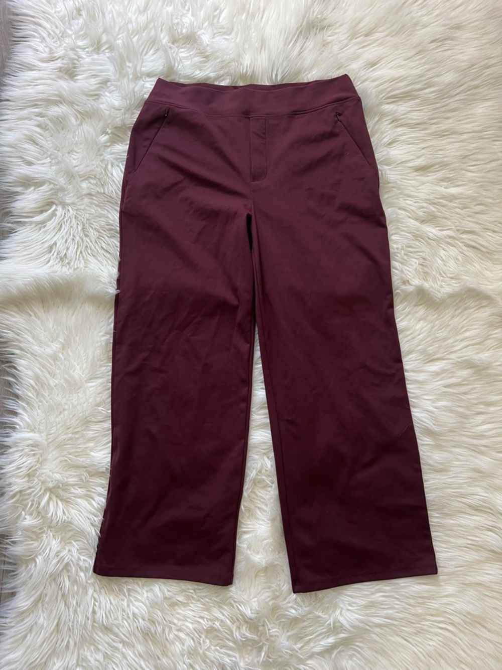 L.L. Bean Go Anywhere Pants High Rise Wide Leg
